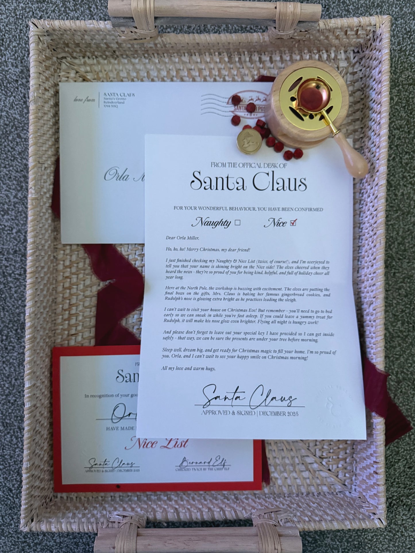 Letter From Santa Kit