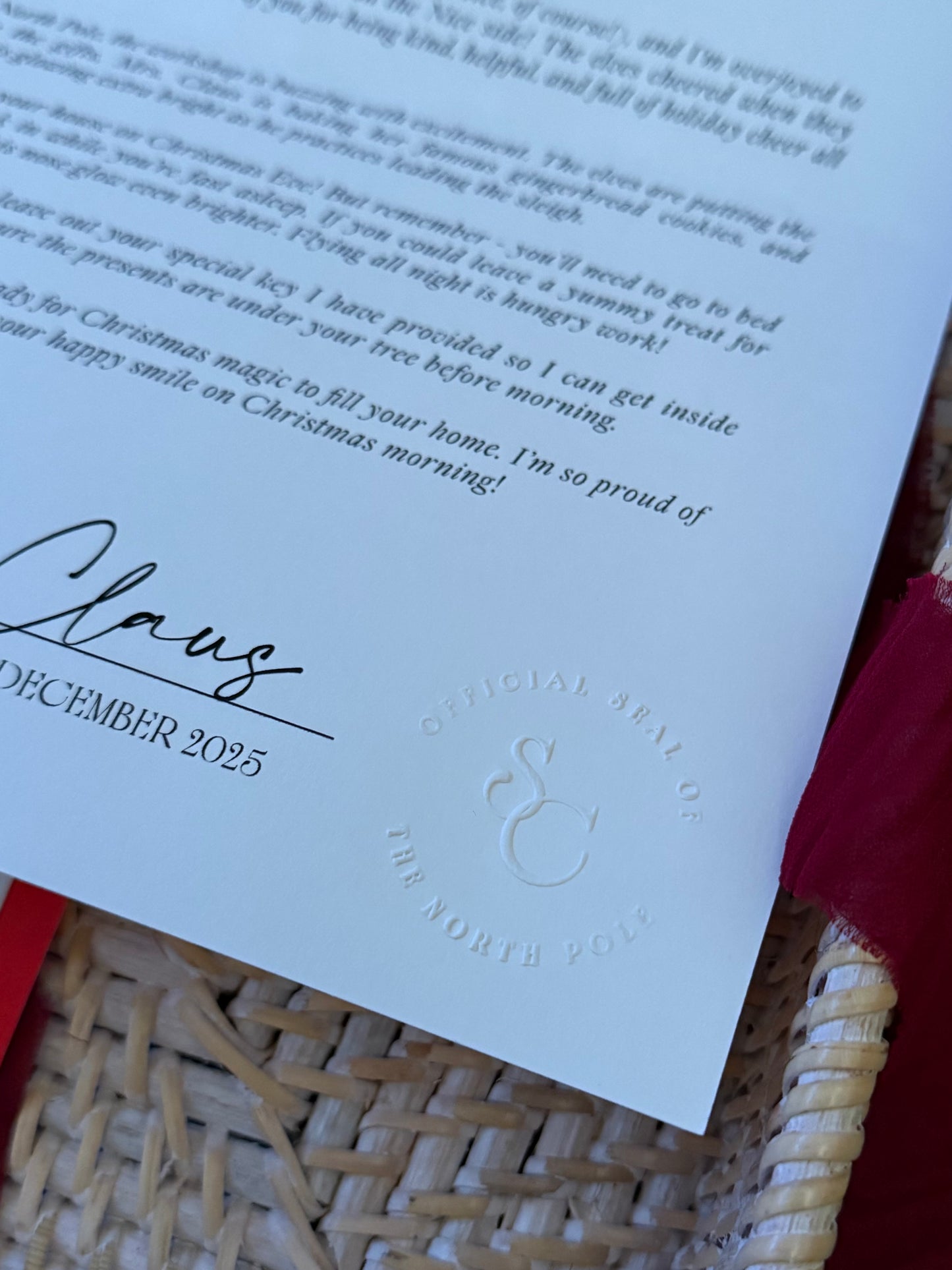 Letter From Santa Kit